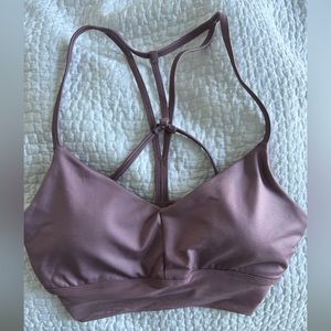 Alo Yoga - Lavish Bra XS in Rosewood